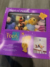 Vintage Winnie the Pooh Musical Crib Mobile - Dolly Inc nursery Baby New