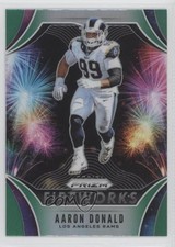 2019 Panini Prizm Fireworks Green Prizm Aaron Donald #FW-AD 0s9x