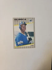 1989 Fleer Baseball Ken Griffey Jr Rookie Card #548 - SD4702