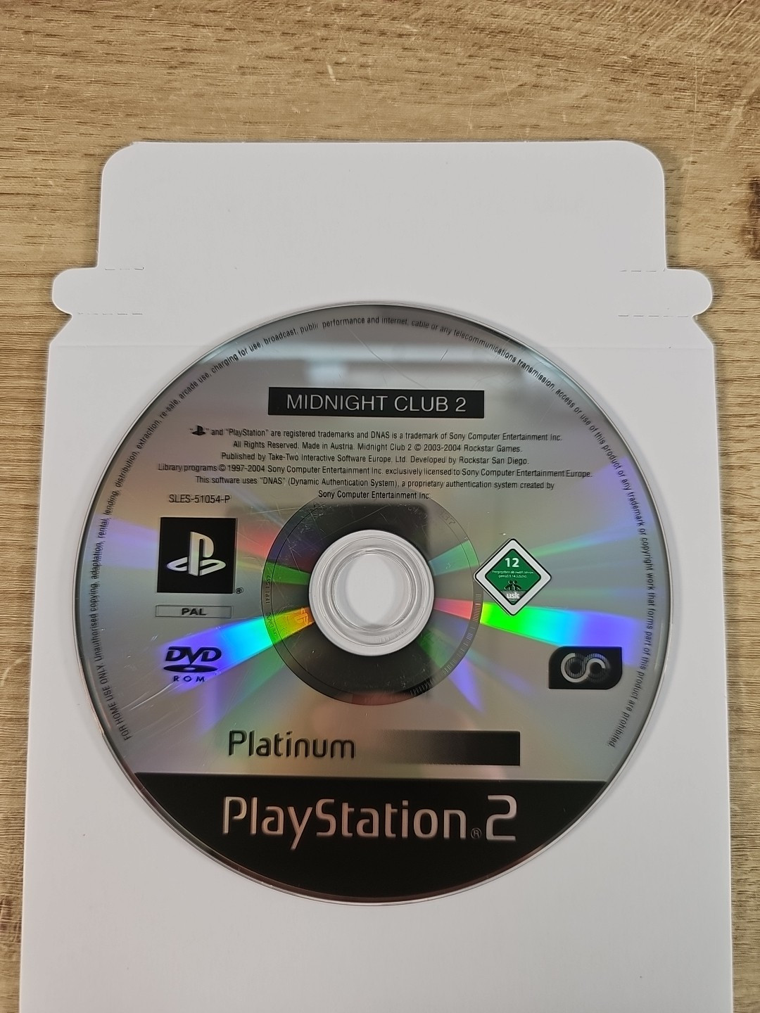 Midnight Club 2 (Platinum) PlayStation 2 PS2 Game PAL Disc Only Fast Dispatch