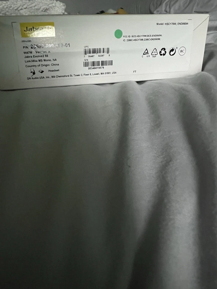 Jabra Evolve2 55 Mono Wireless Headset- MS Teams Certified- Black-Brand New - Image 3 of 3