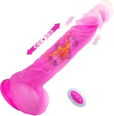 23CM Multifunktional Realistischer Vibrator Dildo fr Frauen,Heizung  Silikon | eBay.de