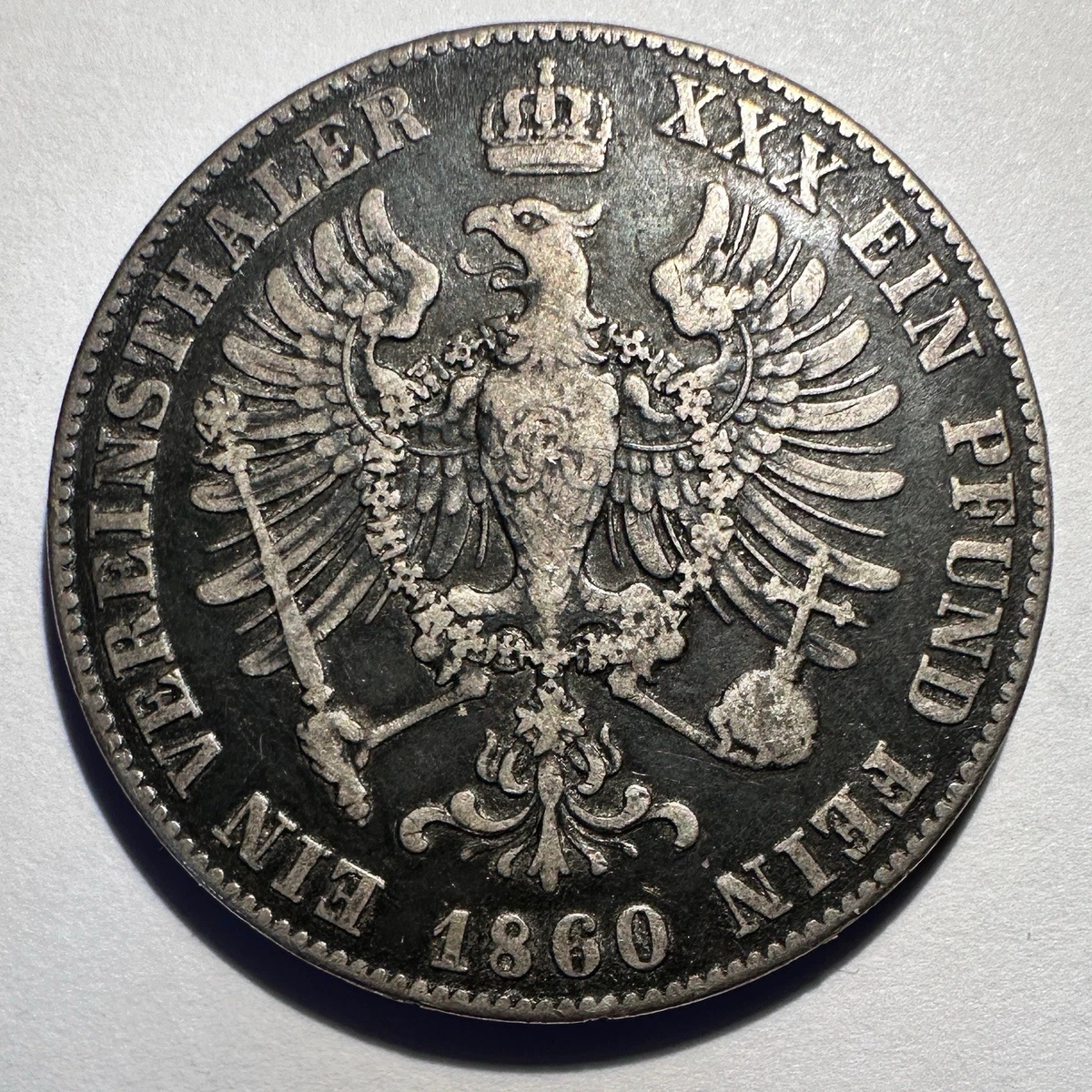 Thaler 1860 Year German States Coins (Pre - 1871) for sale | eBay