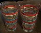Fiesta Juice Glasses Shamrock Scarlet Lapis Tangerine Homer Laughlin Set of 2 — photo 1