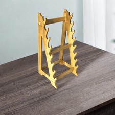 8-stufige Standschwertst&auml;nder tragbares Massivholz Premium Display Organizer