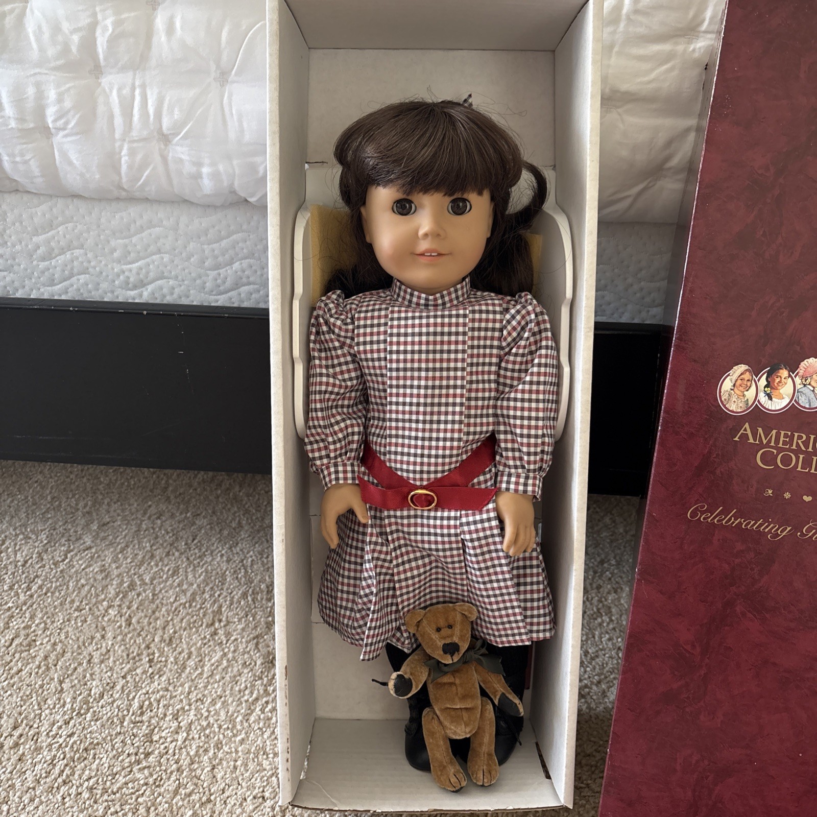 American Girl Pleasant Company Samantha Doll, Pristine, with mohair beat