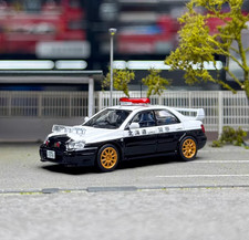 AL Rollin 1:64 Impreza WRX STI 8 Hokkaido JP Police Model Diecast Collect Car 