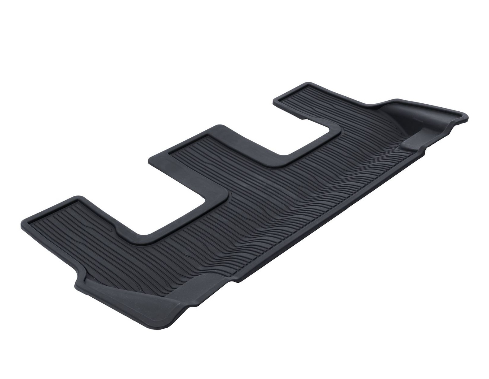 Tapis de sol caoutchouc 3ème rangée Ford noir avec bords surélevés - 4