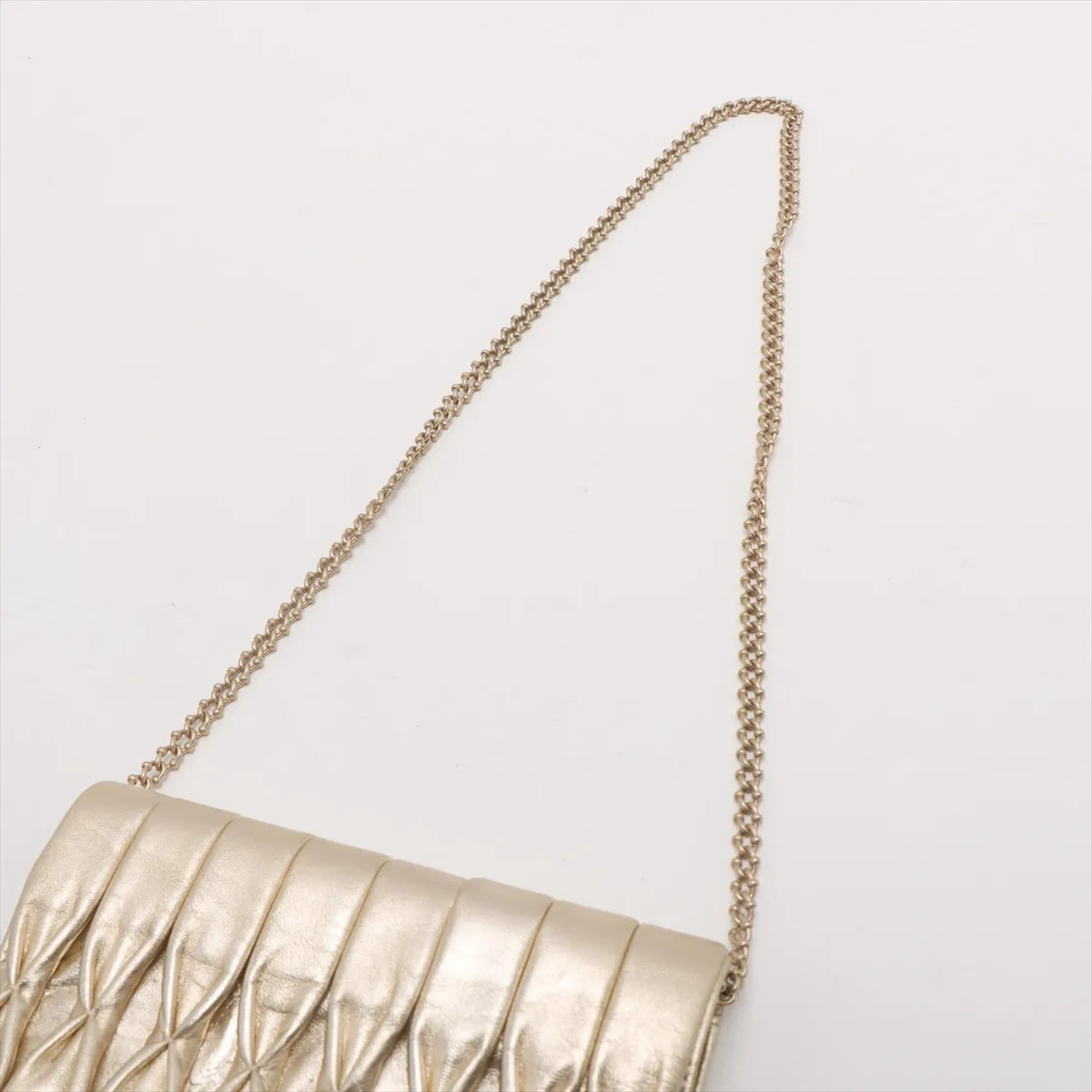 Chanel Coco Mark Lambskin Chain Shoulder Bag Gold Gold Metal Fittings 2XXXXXX thumbnail 5