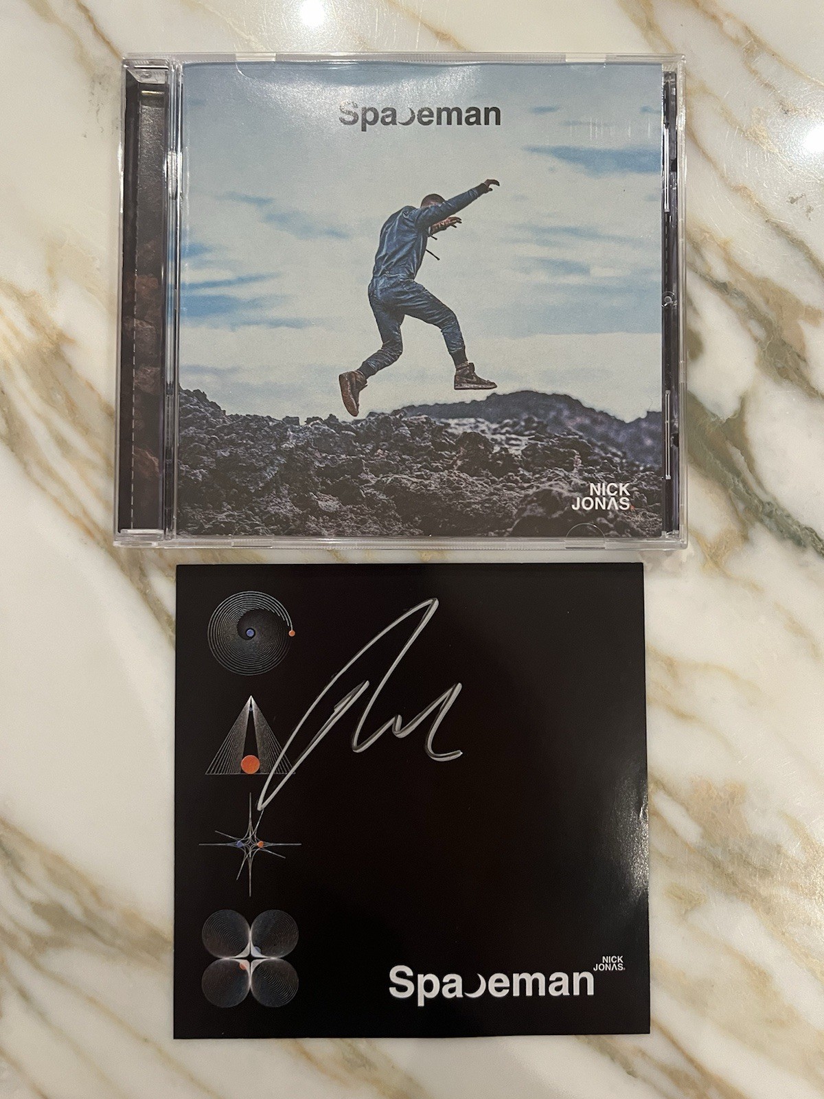 Nick Jonas - Spaceman CD W/ SIGNED Autograph INSERT
