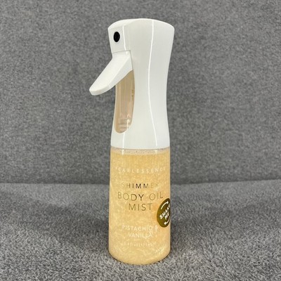 PEARLESSENCE Shimmer Body Oil Mist Pistachio & Vanilla Scent 5.8 oz