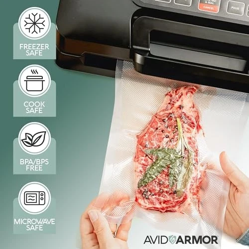 Avid Armor Vacuum Sealer Bags 200 Pint 6x10" Size for Food Saver, Seal a Meal - Image 3 of 4