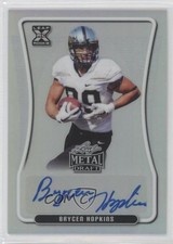 2020 Leaf Metal Draft Silver Rainbow 43/60 Brycen Hopkins #BA-BH1 Auto 10k8
