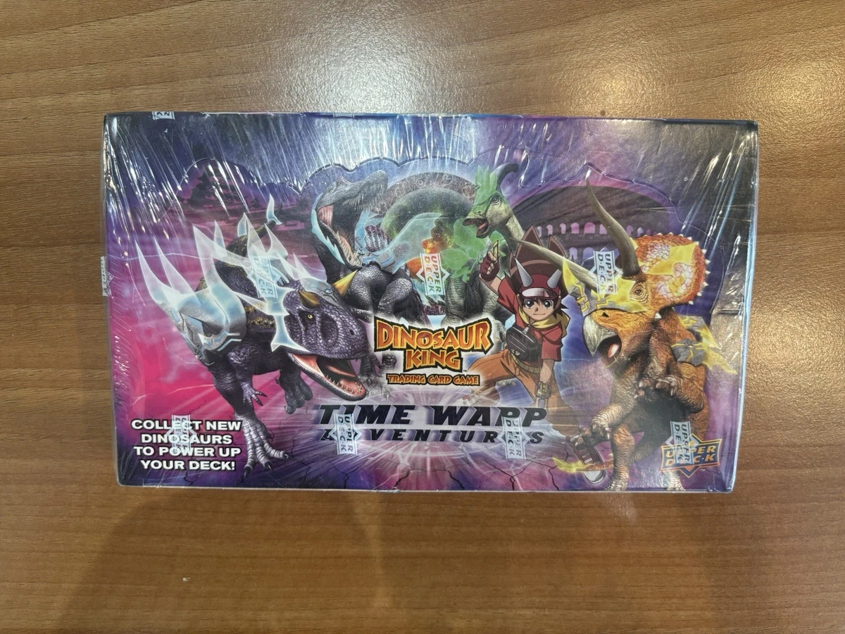 dinosaur king booster box 2009 Upper Deck Game Sealed Kenya Dinosaur King Black Dinosaur Rampage