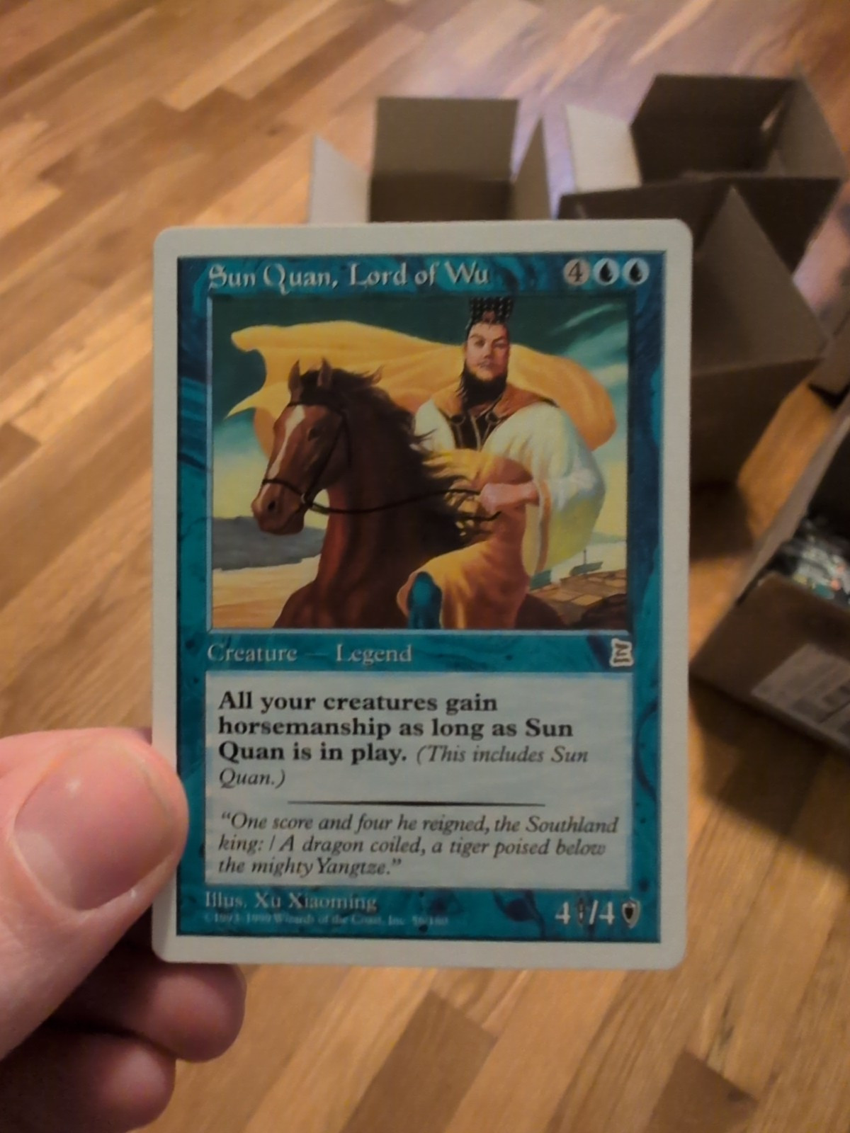 Sun Quan, Lord of Wu Portal Three Kingdoms -LP/NM- MTG P3K