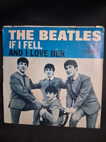 45 rpm BEATLES And I Love Her/If I Fell 1964 Capitol 5235