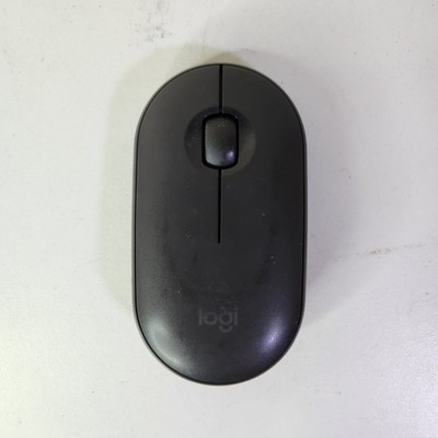 Logitech Pebble Bluetooth PC/MAC Mouse 2 M350S Portable Black 910-007168 Tested