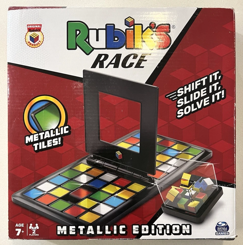 Genuine Rubik's Race Metallic Edition Strategy Game - Spin Master 2021 - Image 2 of 4