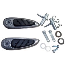 POGGIAPIEDI PEDALINI POSTERIORI PASSEGGERO PIAGGIO LIBERTY 50 125 150 200 2T 4T