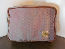 vintage UNITED AIRLINES first class amenity kit bag w/contents