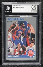 1990-91 NBA Hoops Tree Rollins #413 BGS 8.5 0dt