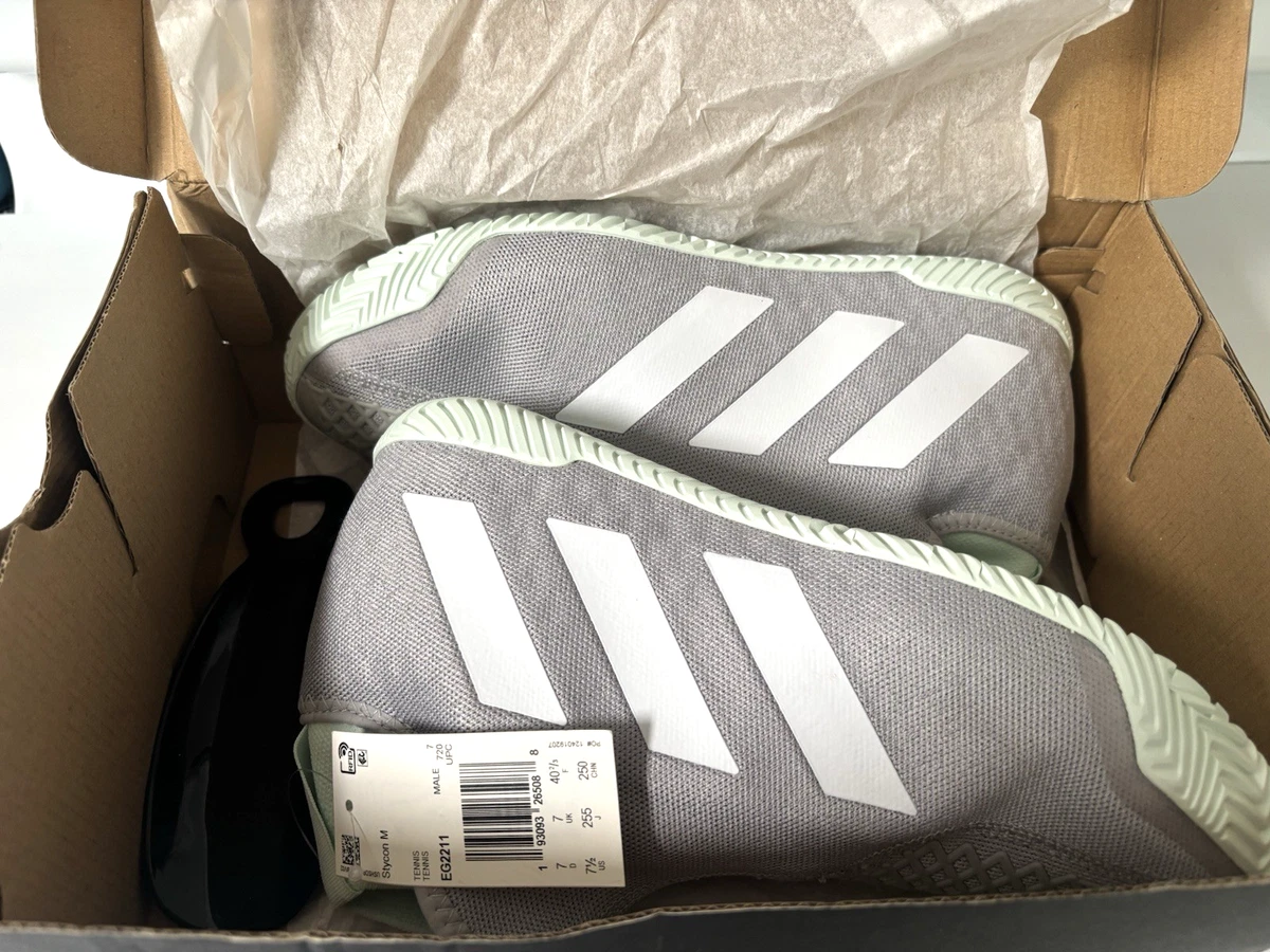 adidas Stycon Laceless HC Grey Dash Green for Sale | Authenticity