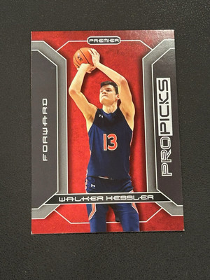 2021-22 Premier Pro Picks Basketball Walker Kessler #PP-49