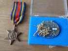 Normandie 2004 60th Anniversary Badge Normandy WW2 D-Day Medal & Burma Star.