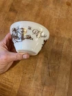 Vintage Davy Crockett Fire King Oven Ware Milk Glass Cereal Bowl USA Brown