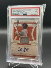 2022 National Treasure Heston Kjerstad Penmanship Material Signature PSA 9 
