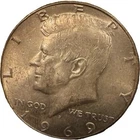 1969 Kennedy Half Dollar Circulated Business Strike 50C US Coin