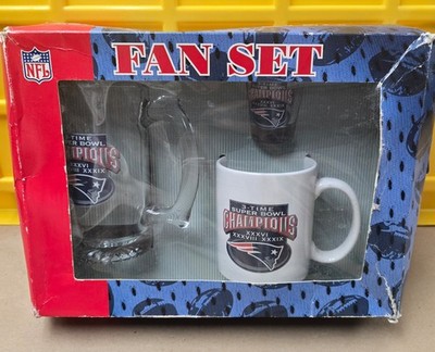 NEW ENGLAND HUNTER COLLECTIBLES/ FAN SET/ 3RD TIME SUPERBALL CHAMPIONS