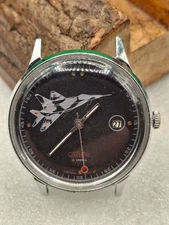 Slava MiG-29 Vintage Soviet Mechanical Watch 1990s