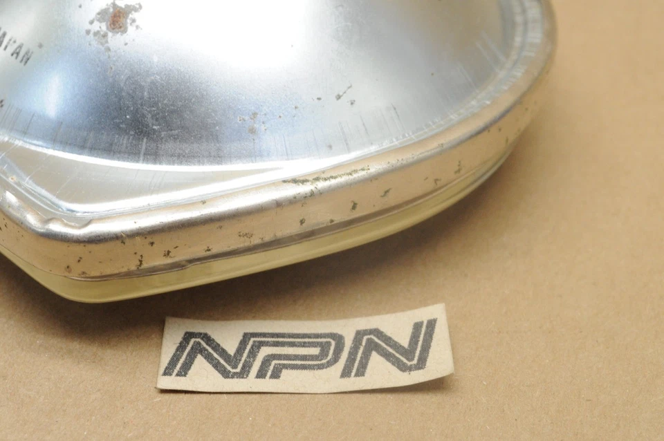 Nuevo de Lote Antiguo Suzuki 1971 AC50 AS50 1973 MT50 Stanley Luz Cabeza Lámpara Lente 35121-22610 Foto 3 de 4