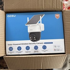 AOSU SolarCam D1 Classic 2K Wireless Camera C9C2CA11 Black and White 