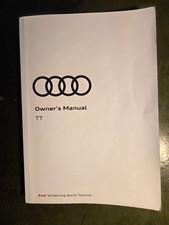 Audi Tt Tts Tt Rs Coupe Roadster Owners Manual Handbook 290 Pages 2019 Audi Tt Tts Tt Rs Coupe Roadster Owners Manual Handbook 290 Pages 2019