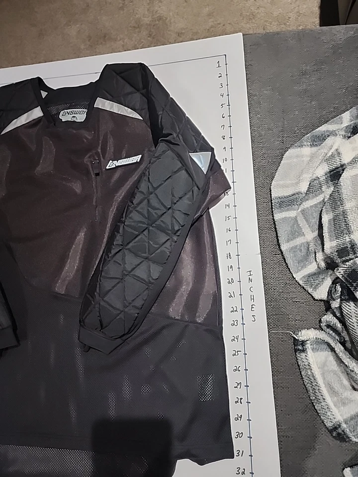 Camiseta Answer ANSR Racing Riot Off Road Adventure negra/negra talla 2XL para hombre Foto 2 de 4