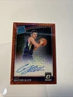 2018/19 Panini Donruss Optic Grayson Allen Red Prizm Mojo Choice RC AUTO Sun 156