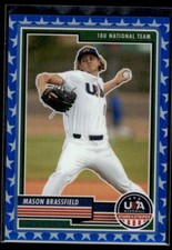 2023 Panini USA Baseball Optichrome Blue #4 Mason Brassfield 58/75