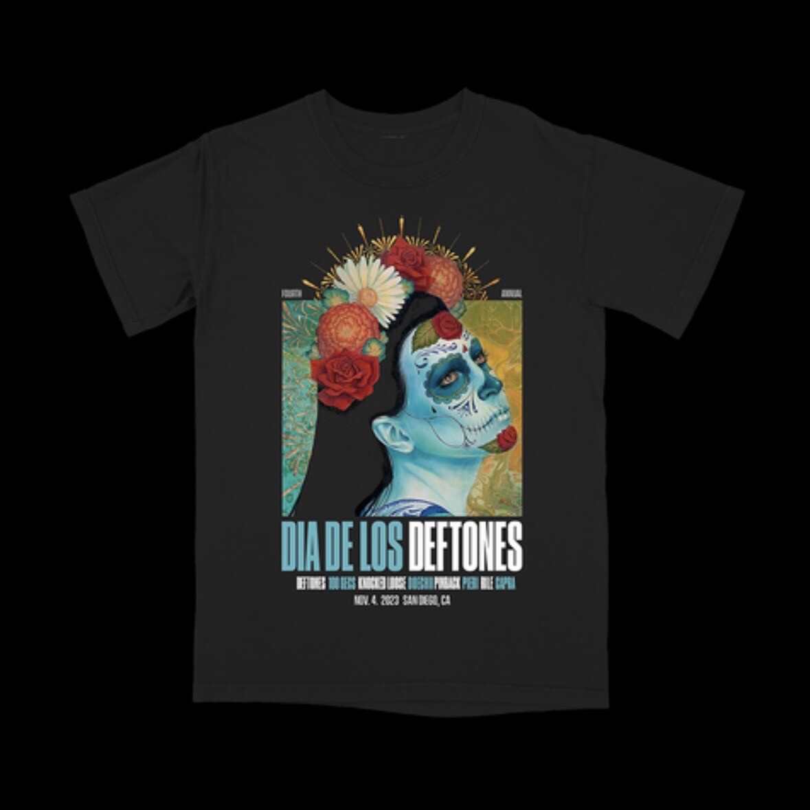 Deftones - Dia De Los Deftones 2023 La Catrina Admat Black