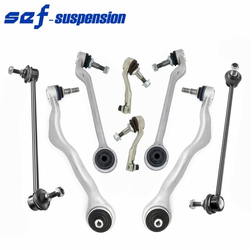 Control Arms Sway Links Tie Rods Steering & Suspension Kit 8pc for BMW
