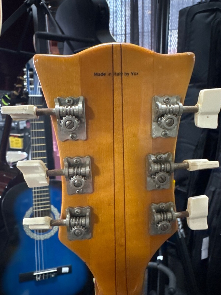 1960s VOX Typhoon Semi-Hollow Body Guitar w original case | eBay