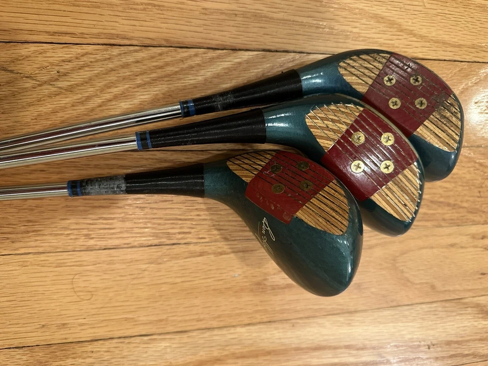 💫Vtg Ben Hogan 1953 Persimmon Wood Princess Driver Apex - 3 4 & 5 Club - Image 3 of 4