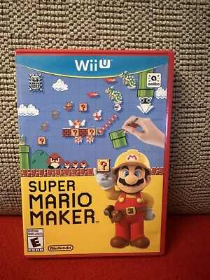 Super Mario Maker (Nintendo Wii) Game and case!
