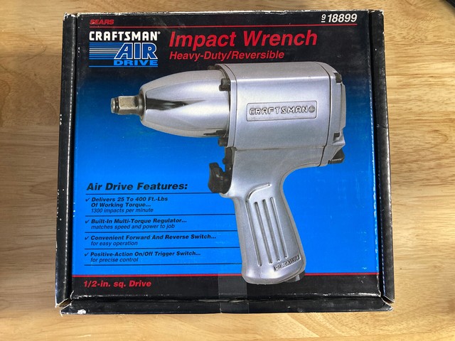 Craftsman 1/2" Drive Air Impact Wrench Pneumatic 875188992 Sears Japan