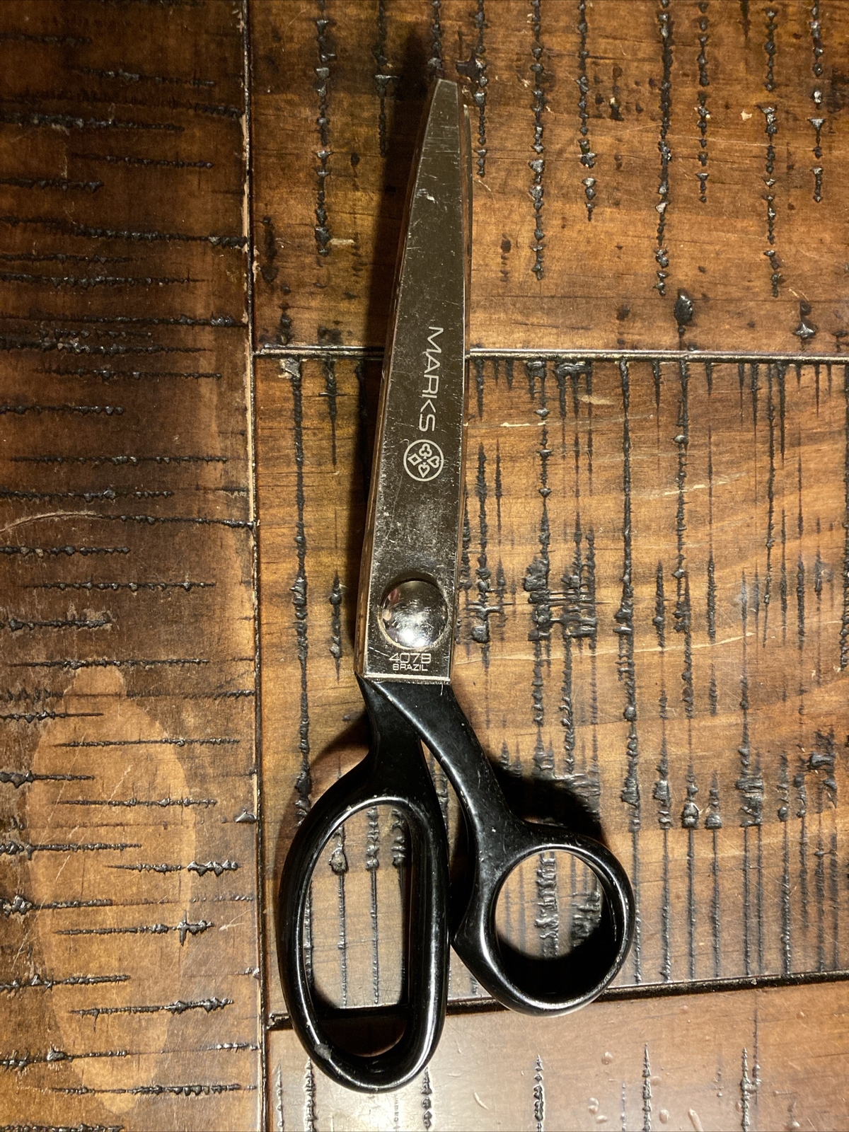 Vintage MARKS Pinking Shears 7 1/2" Model 407B Brazil eBay