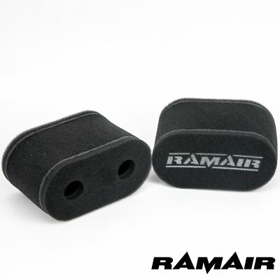 2 x RAMAIR High Performance Carb Sock Air Filters Weber 40 DCOE CS-911