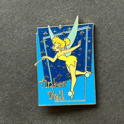 DLRP - Tinker Bell in Blue Rectangle Disney Pin 20937