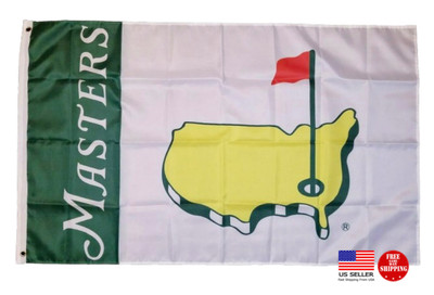 The Masters Green 3x5 Flag Man Cave Flags Banner Augusta Golf Club 3 x 5 New USA