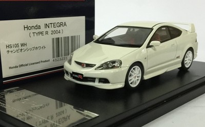 1:43 HI-STORY HS105WH HONDA INTEGRA DC5 TYPE-R ACURA RSX scale